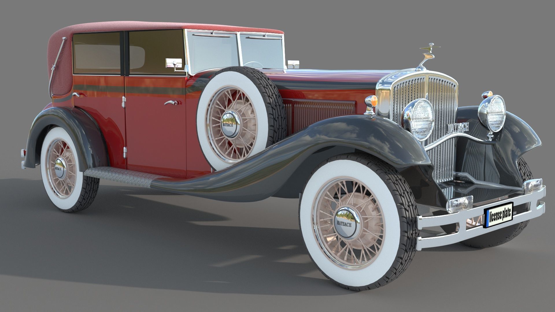 Maybach Zeppelin DS7 Luxury Limousine 3D model_2