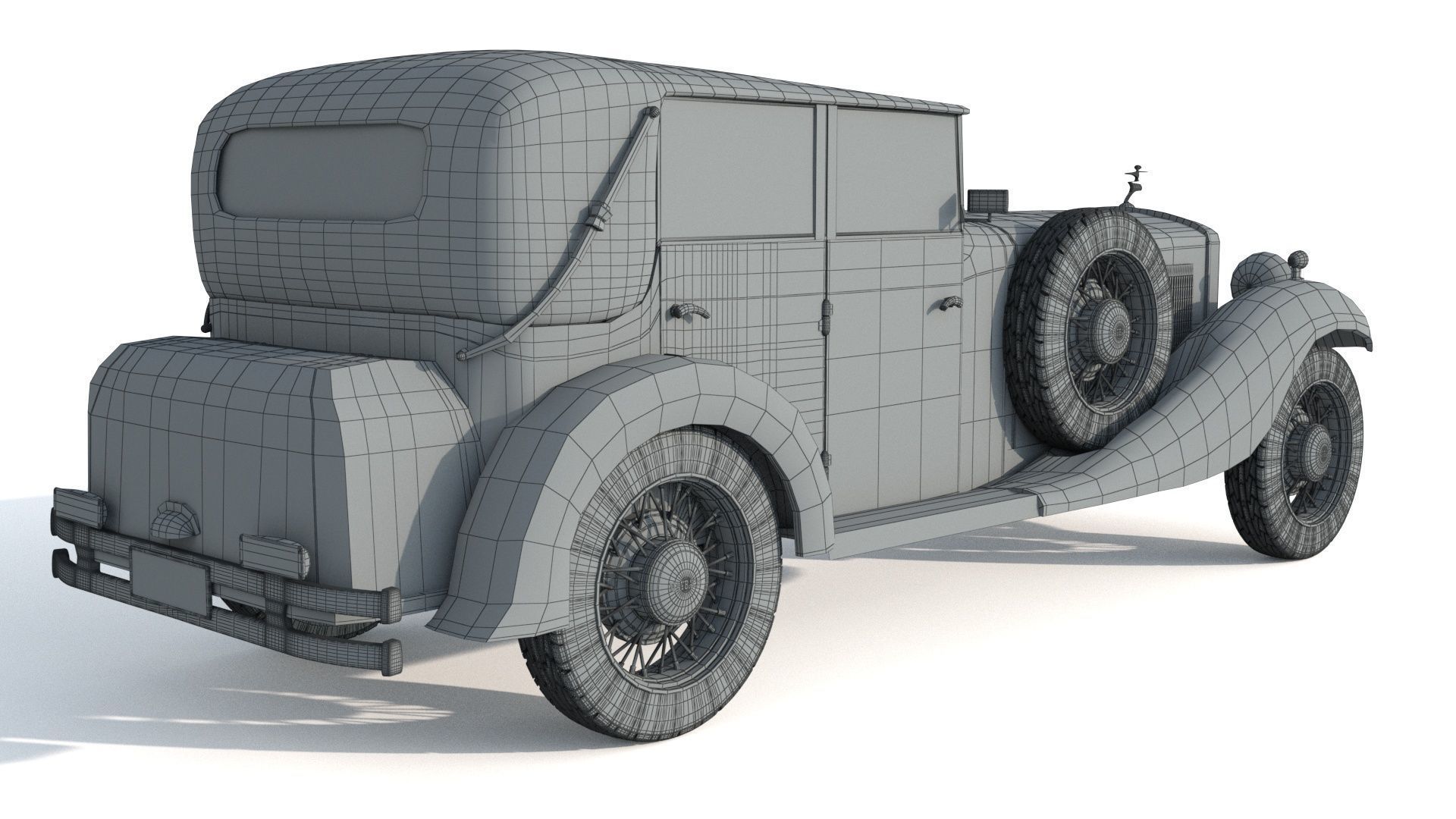 Maybach Zeppelin DS7 Luxury Limousine 3D model_11