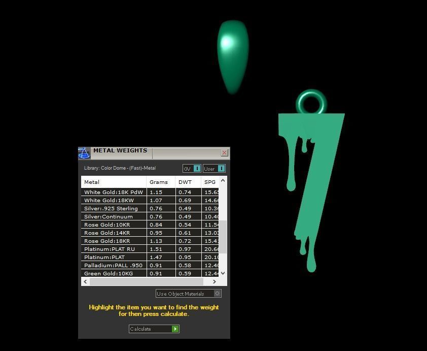 Model 1240 7 Bloody Terror Initial Number Pendant 3D print model_8