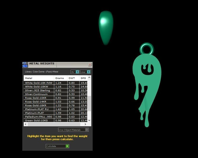 Model 1242 9 Bloody Terror Initial Number Pendant 3D print model_8