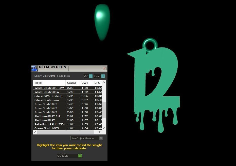 Model 1245 12 Bloody Terror Initial Number Pendant 3D print model_8