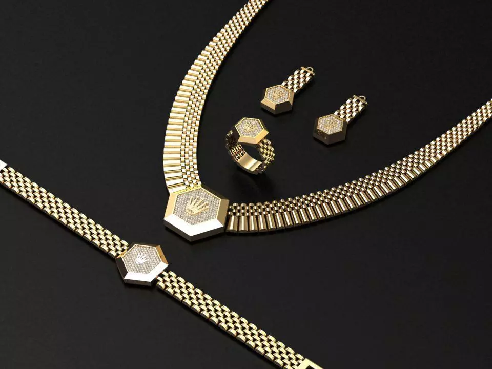 rolex full set  3D print model_0