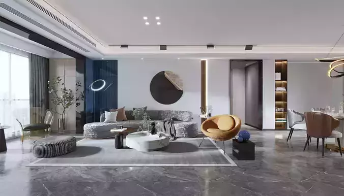 Modern Living Room 