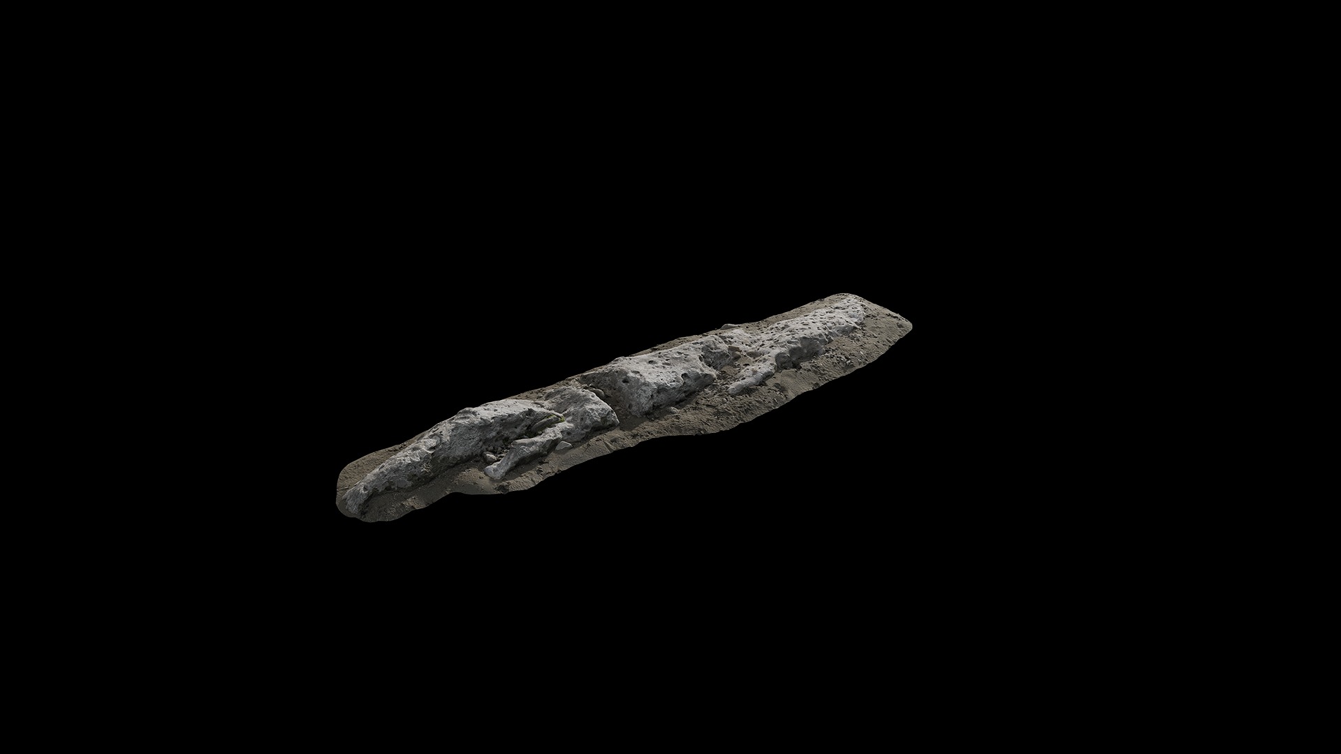 Anydrafts Riverway Rock 57 Low-poly 3D model_1