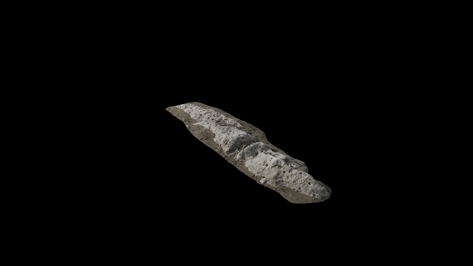 Anydrafts Riverway Rock 57 Low-poly 3D model_6