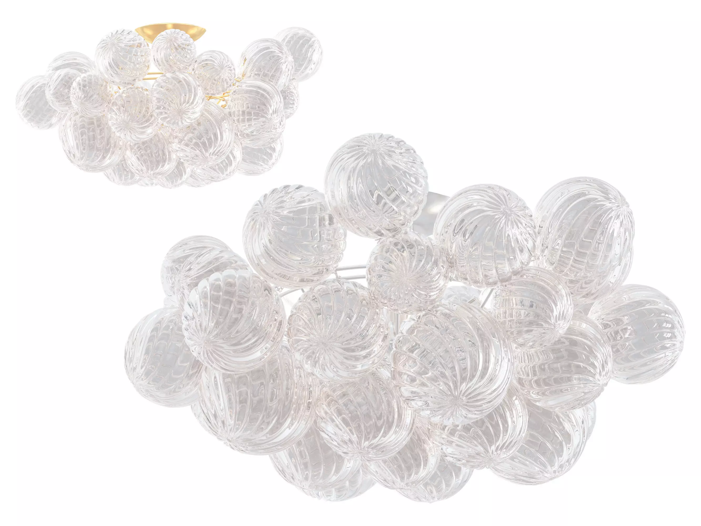 RH Talia Flushmount 3D model_0