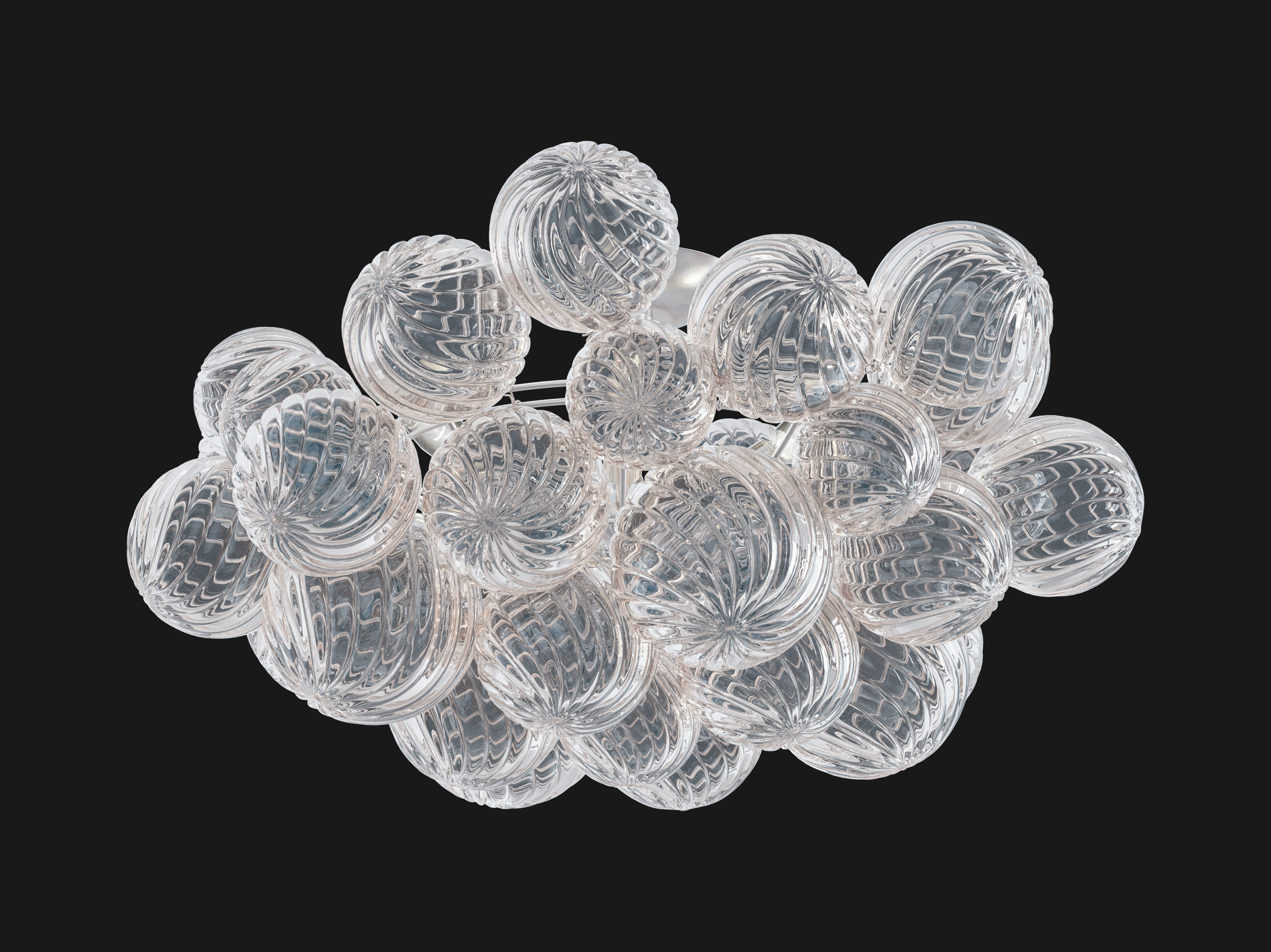 RH Talia Flushmount 3D model_3