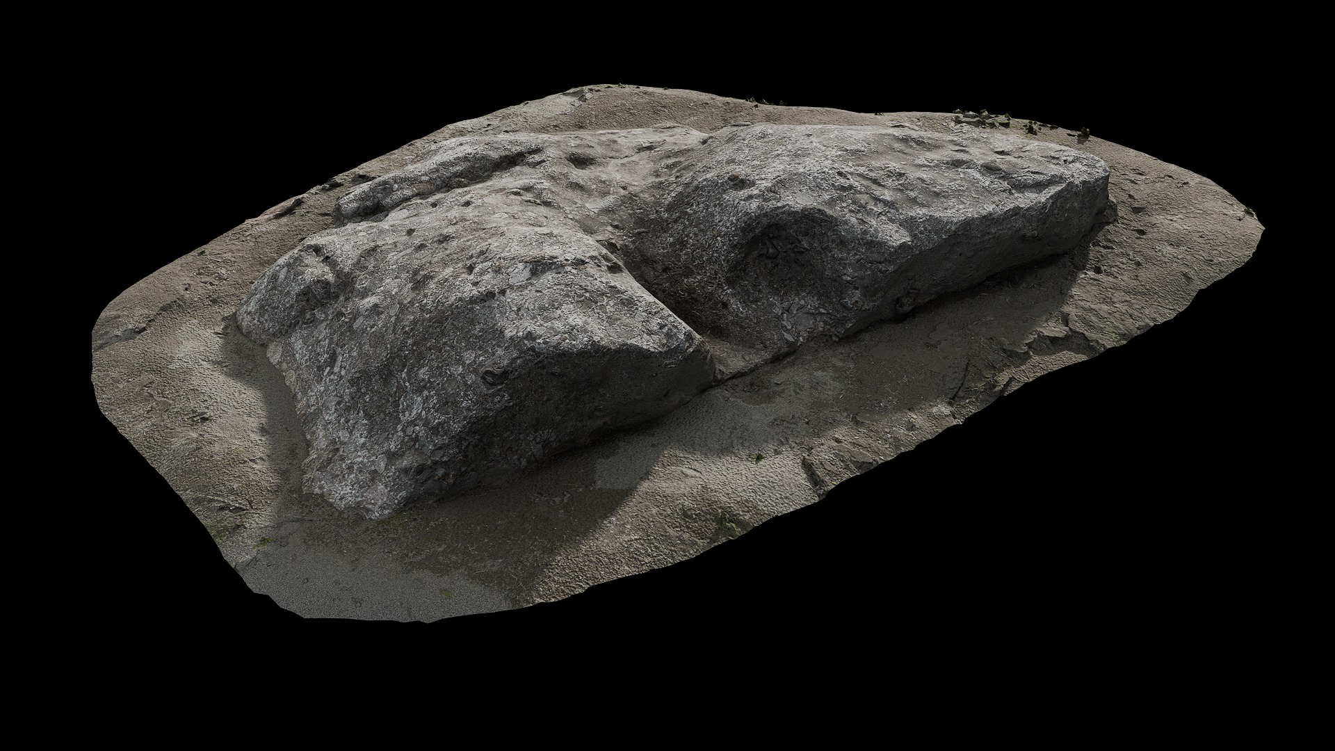 Anydrafts Riverway Rock 58 Low-poly 3D model_1