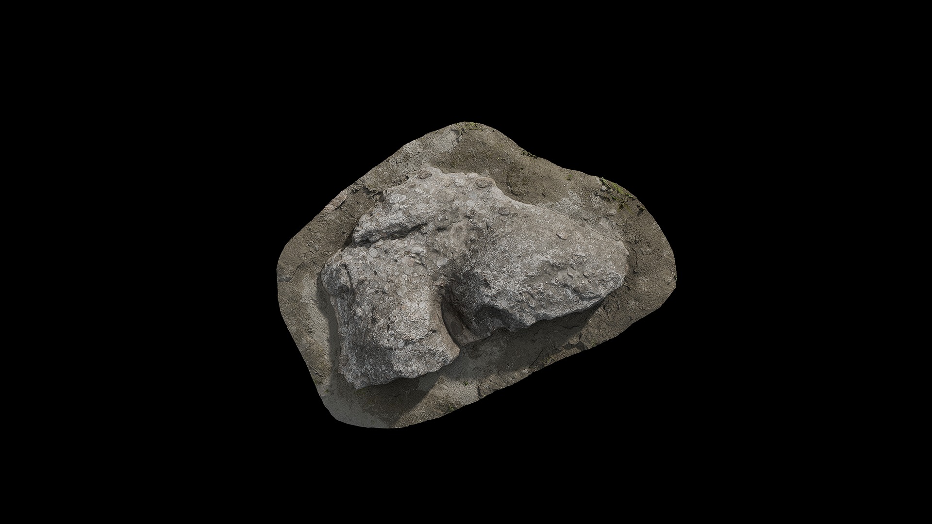 Anydrafts Riverway Rock 58 Low-poly 3D model_5