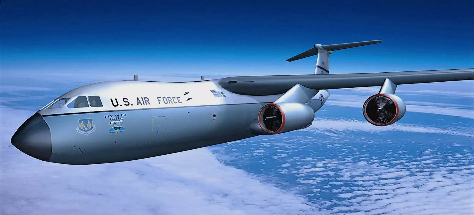 C-141A transport Free 3D model