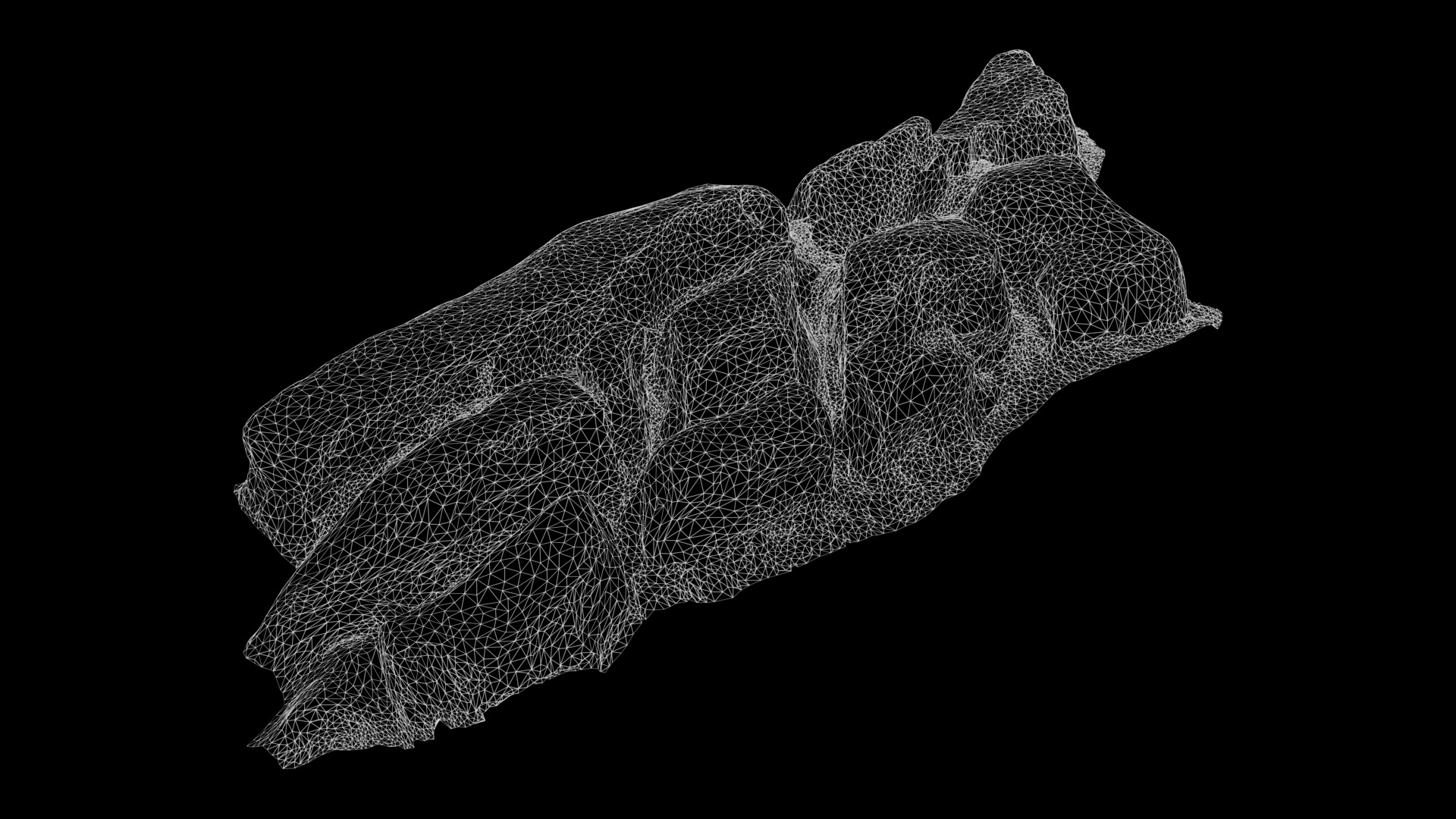 Anydrafts Riverway Rock 59 Low-poly 3D model_2