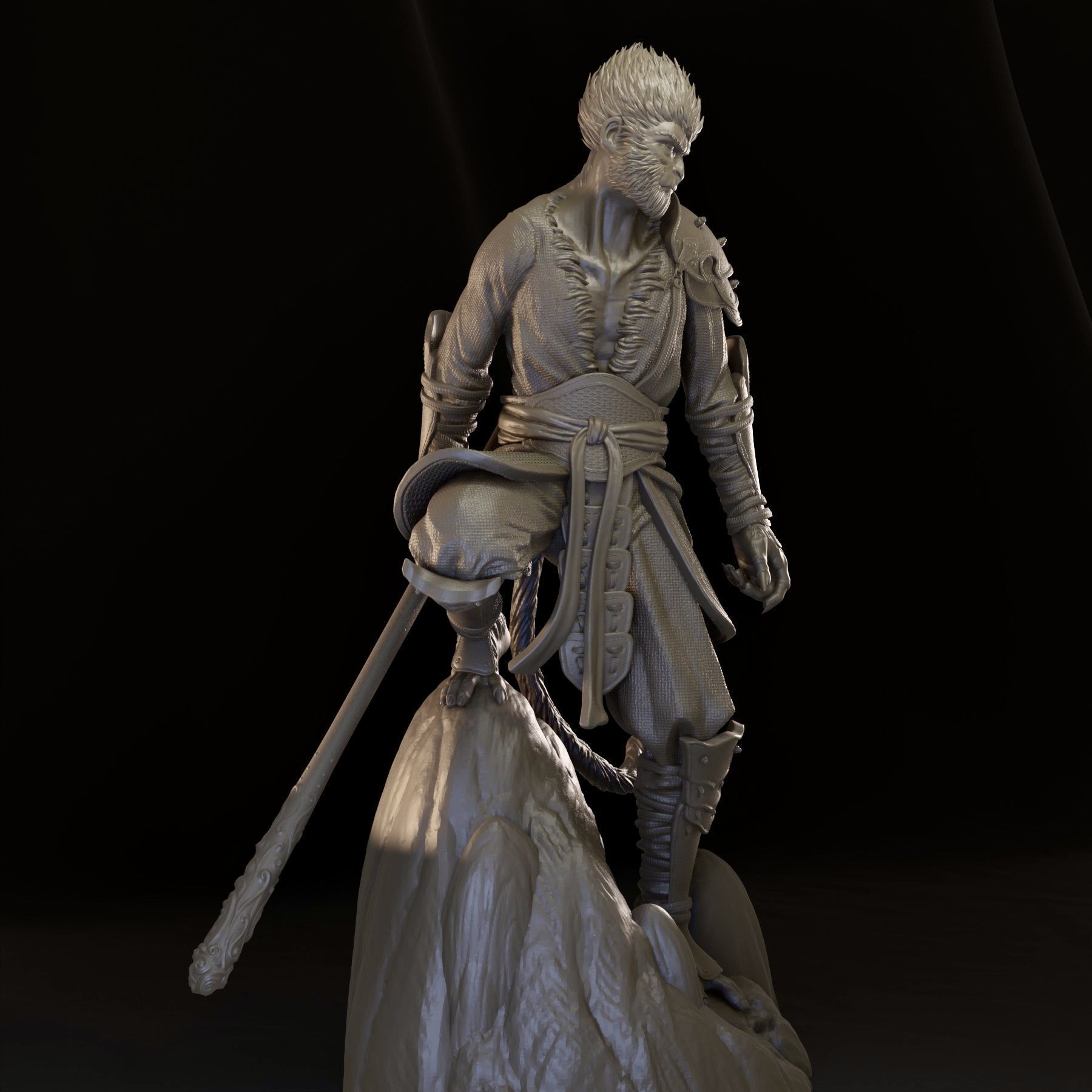 Wukong 3D print model_4