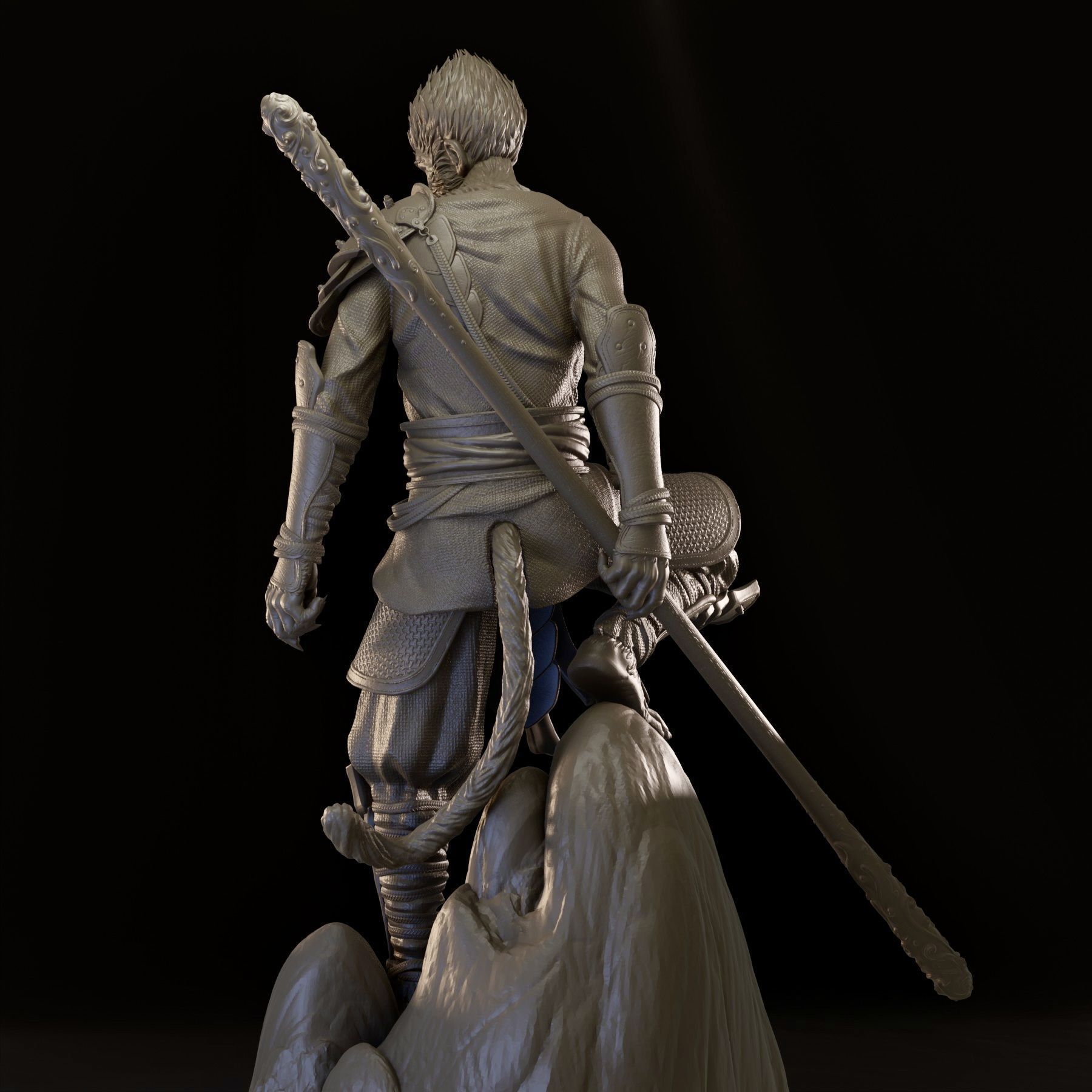 Wukong 3D print model_7