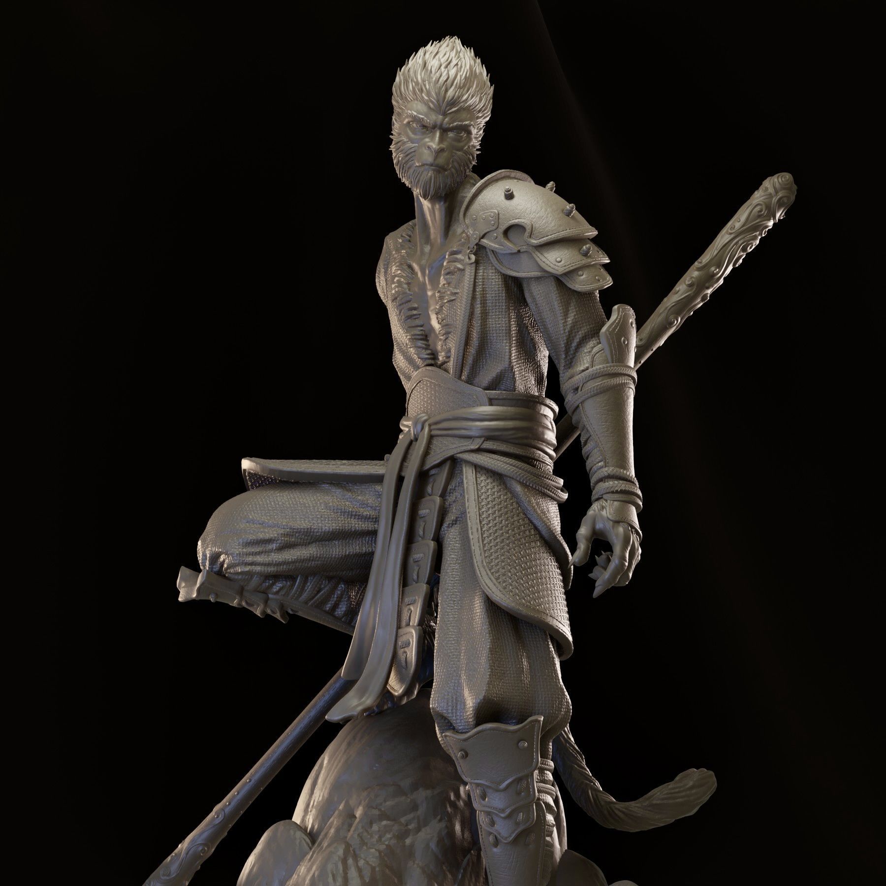 Wukong 3D print model_1