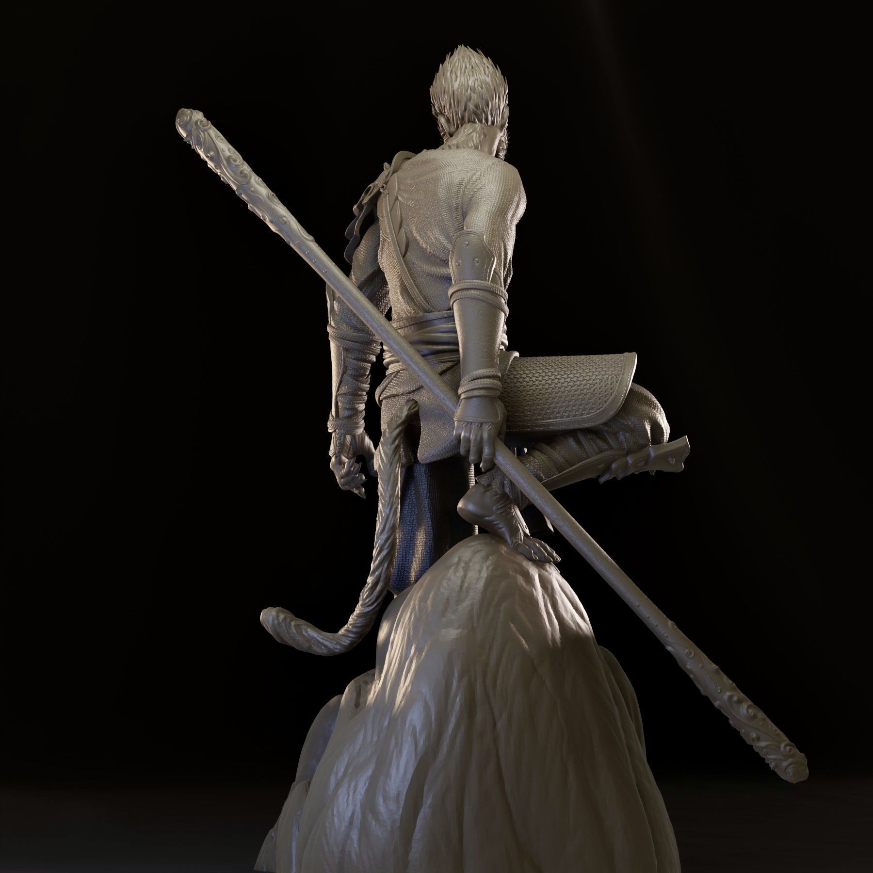 Wukong 3D print model_6