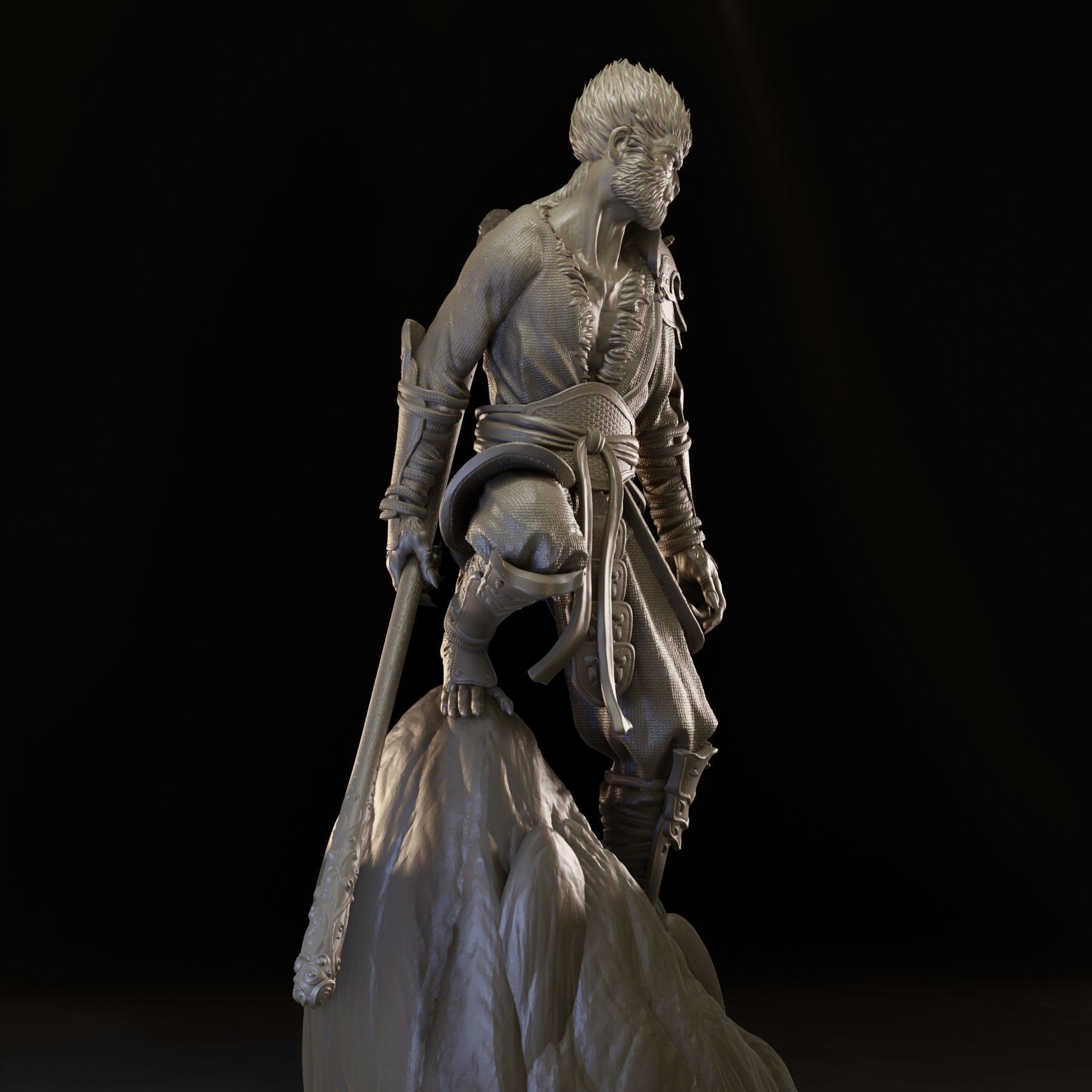 Wukong 3D print model_5