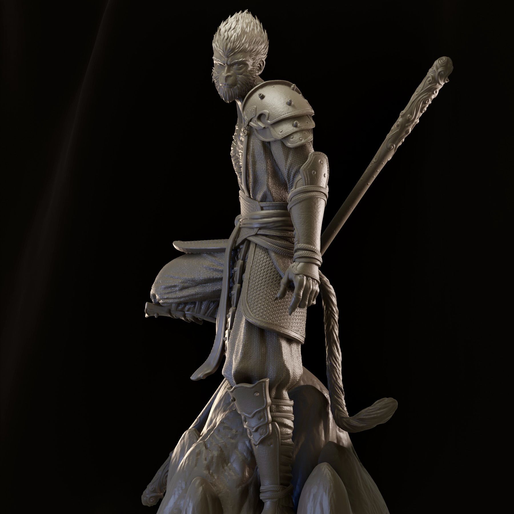 Wukong 3D print model_2