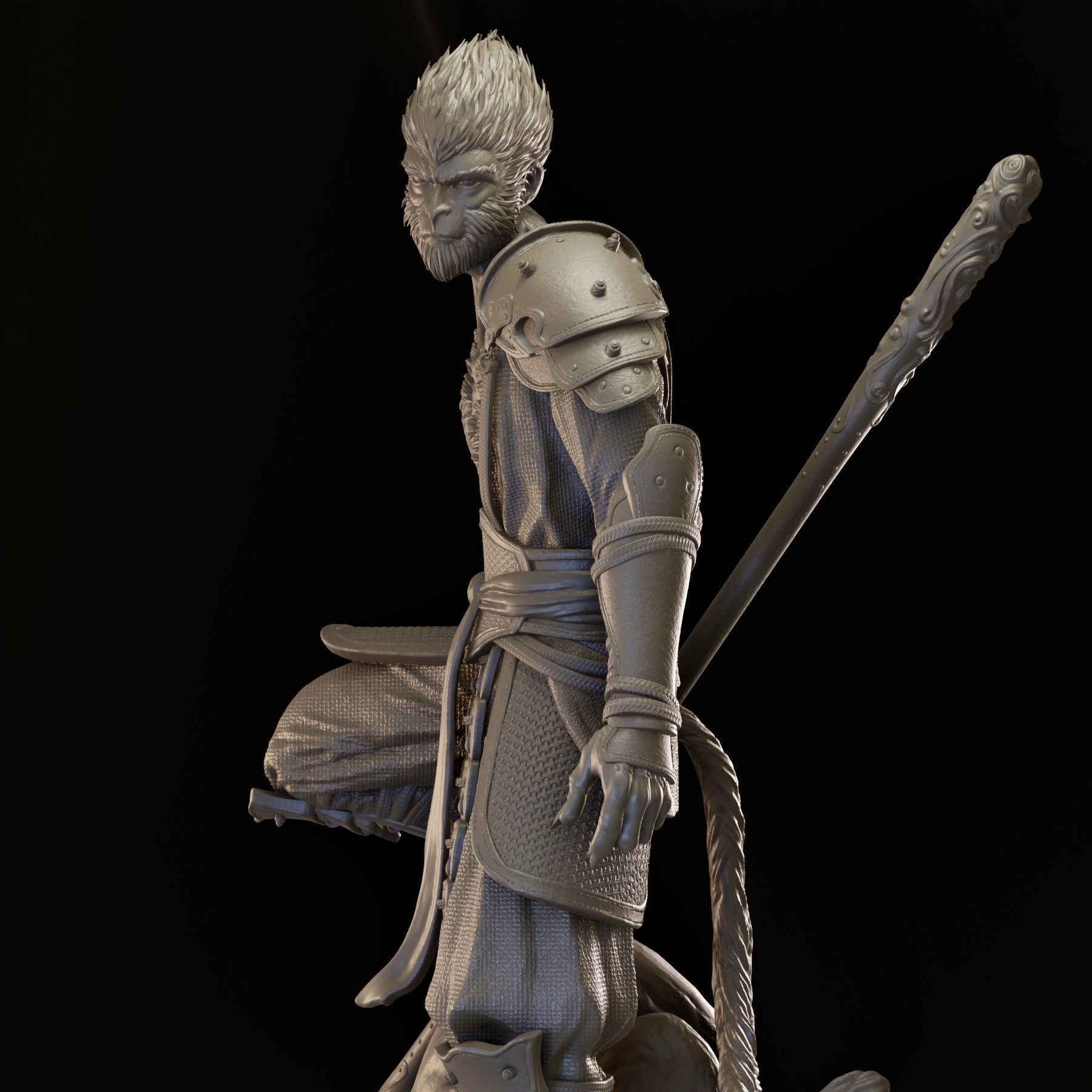 Wukong 3D print model_8