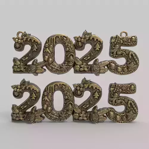 happy new year 2025 decor 