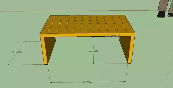 stand wood monitor 57 inch 30kg