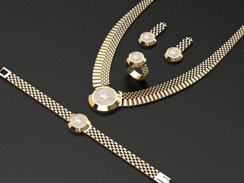 ROLEX FULL SET  3D print model_1