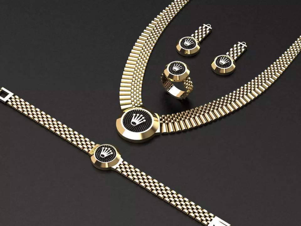 ROLEX FULL SET  3D print model_0