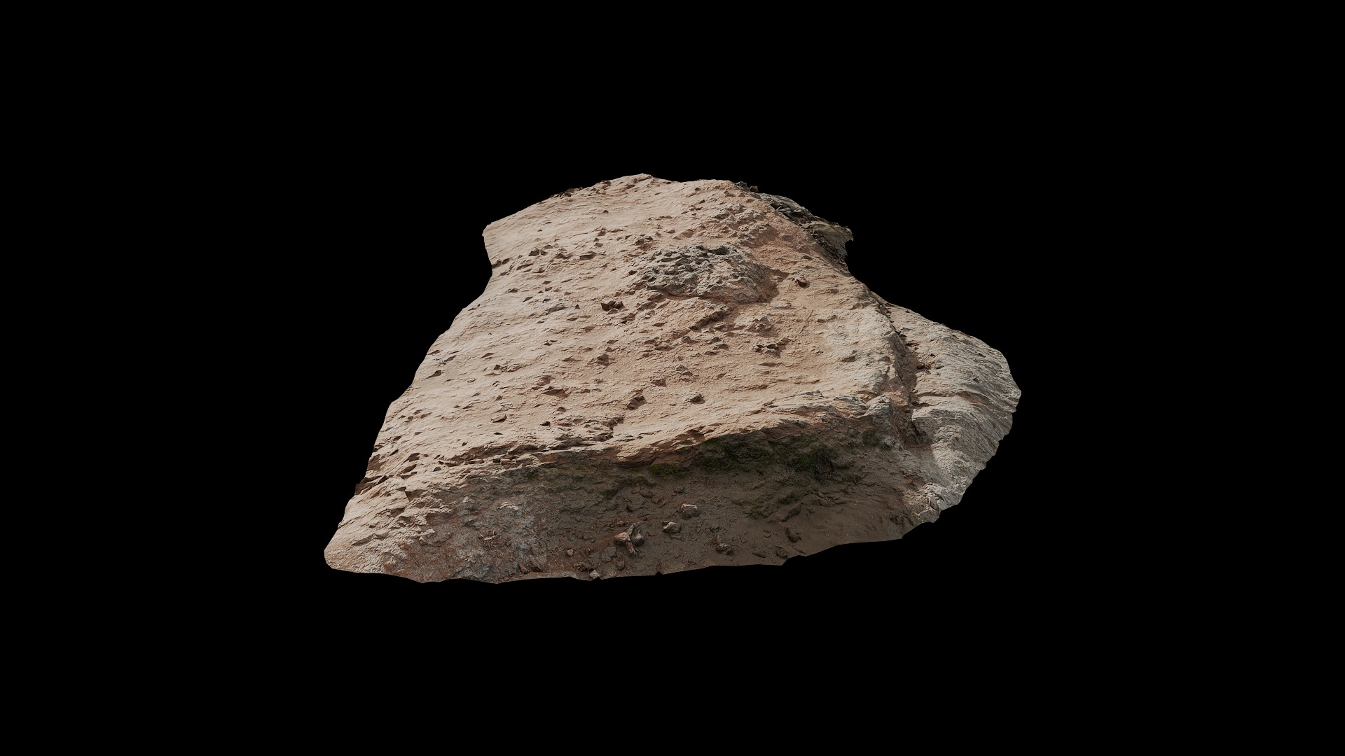 Anydrafts Riverway Rock 60 Low-poly 3D model_4