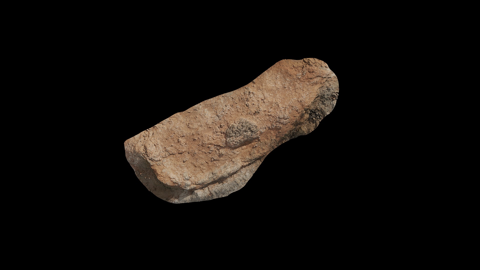 Anydrafts Riverway Rock 60 Low-poly 3D model_5