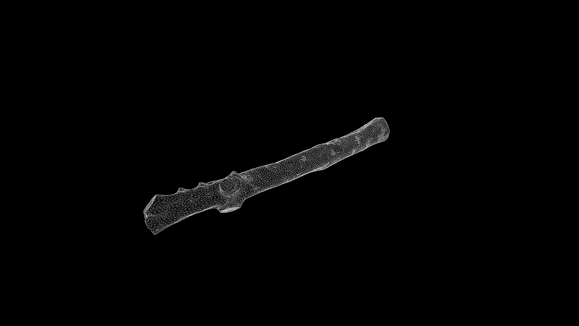 Anydrafts Log 07 Low-poly 3D model_3