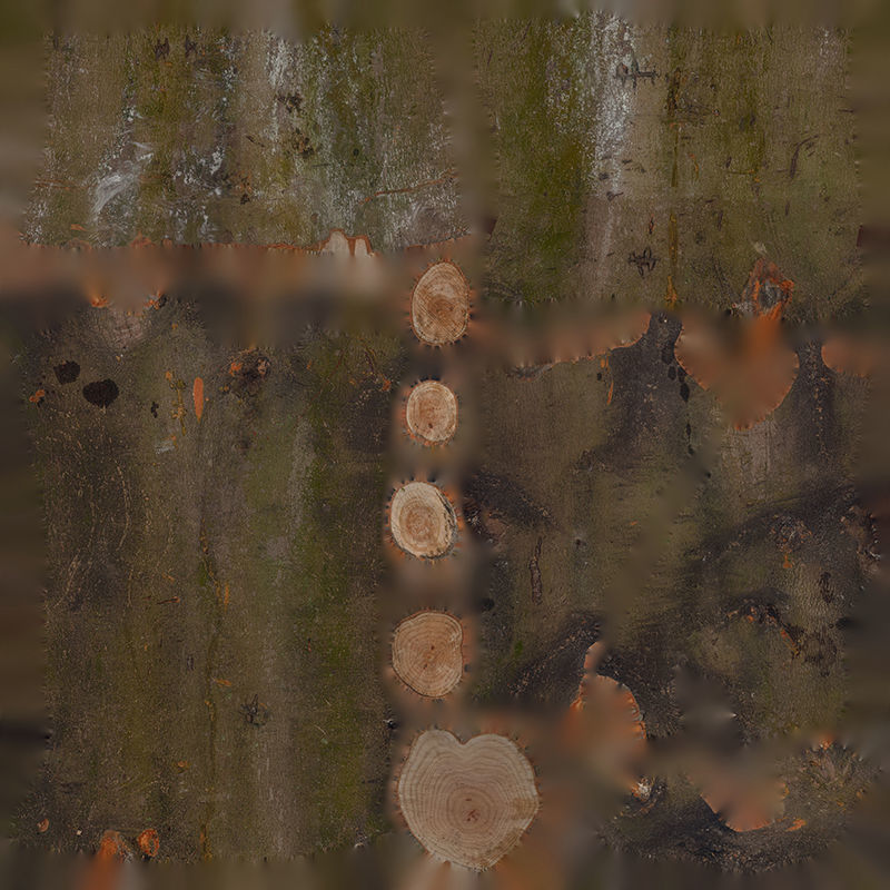 Anydrafts Log 07 Low-poly 3D model_1