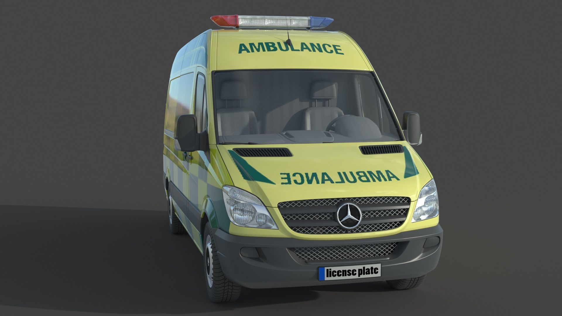 Mercedes Benz Sprinter Ambulance 3D model_3