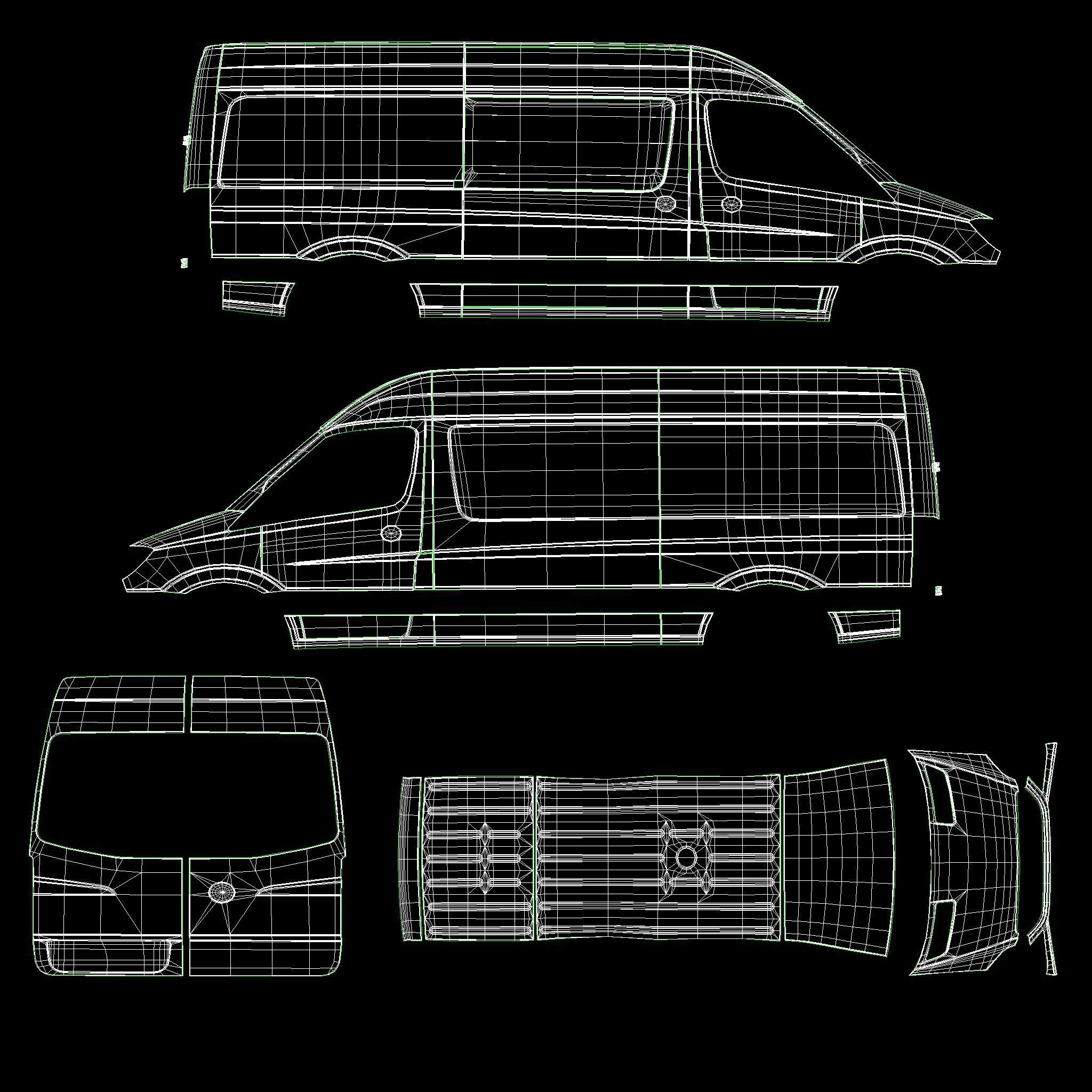 Mercedes Benz Sprinter Ambulance 3D model_15