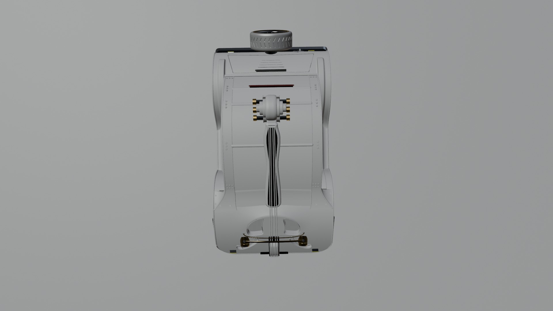 Violin car 3D model_6