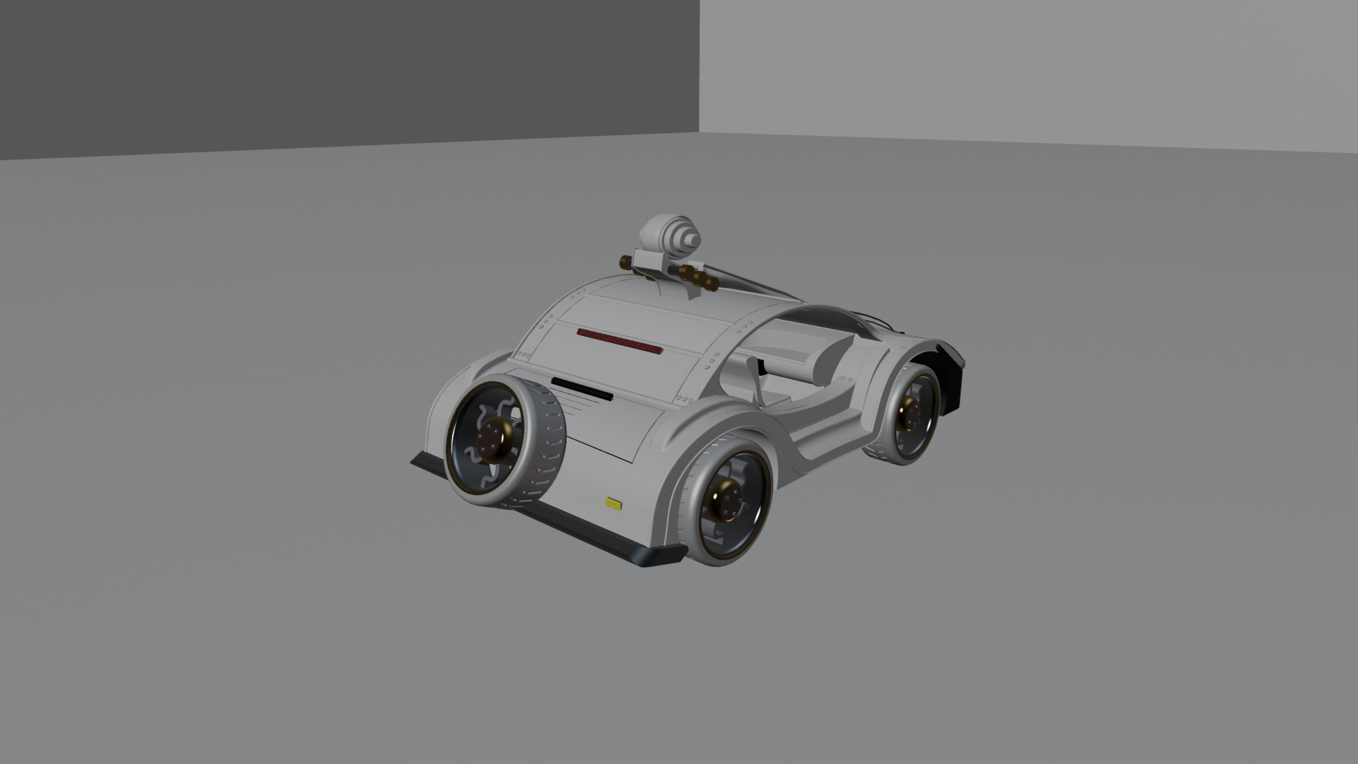 Violin car 3D model_14