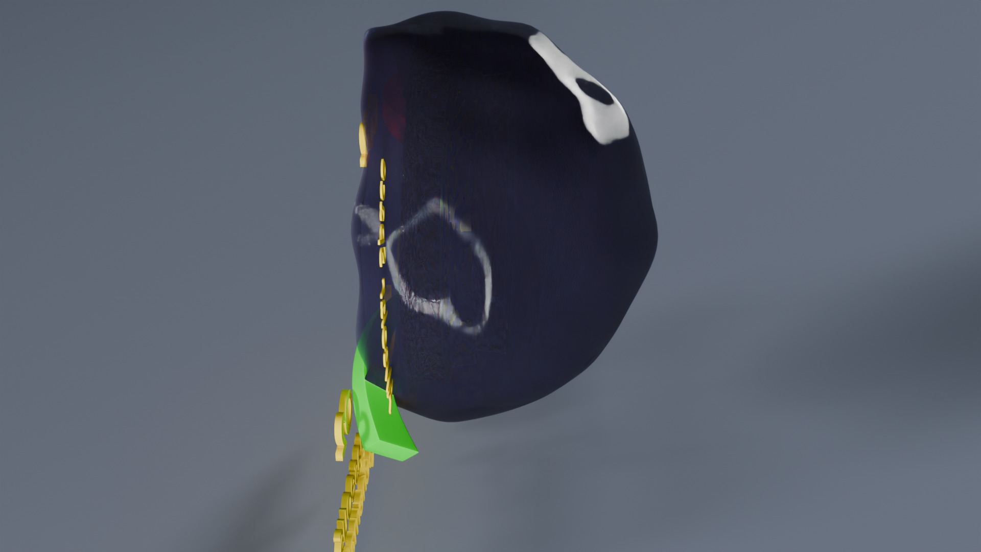 Respiratory Lung Gas Exchange Schematic Low-poly 3D model_51