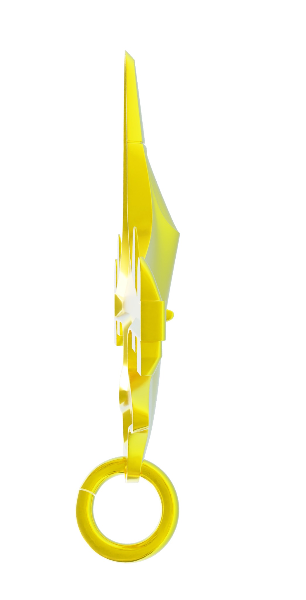 Sukhoi Su-35S Fighter jet gold pendant 3D print models 3D print model_17