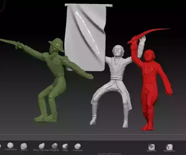 Heroes of the Homeland Mexico 1810 vintage toys