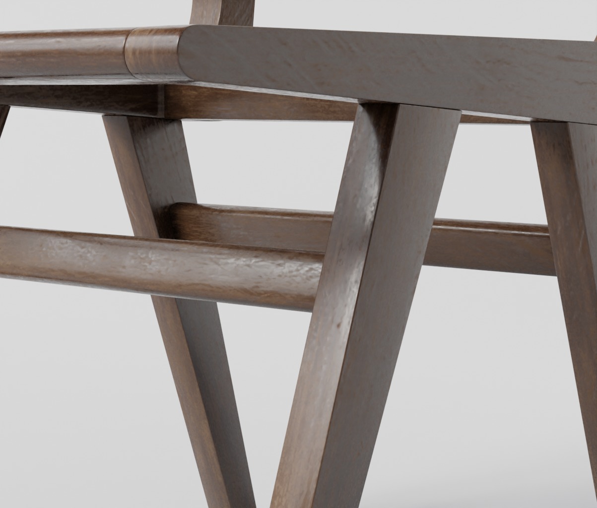 Atticus cane chair- AR-VR 3D model_6