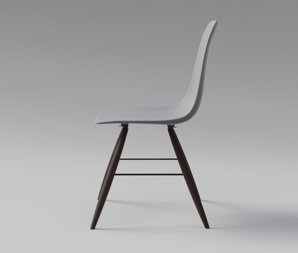 Jordan chair- AR-VR Low-poly 3D model_2