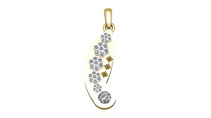 RADIANCE DIAMOND PENDANT 3D PRINTABLE MODEL  3D print model