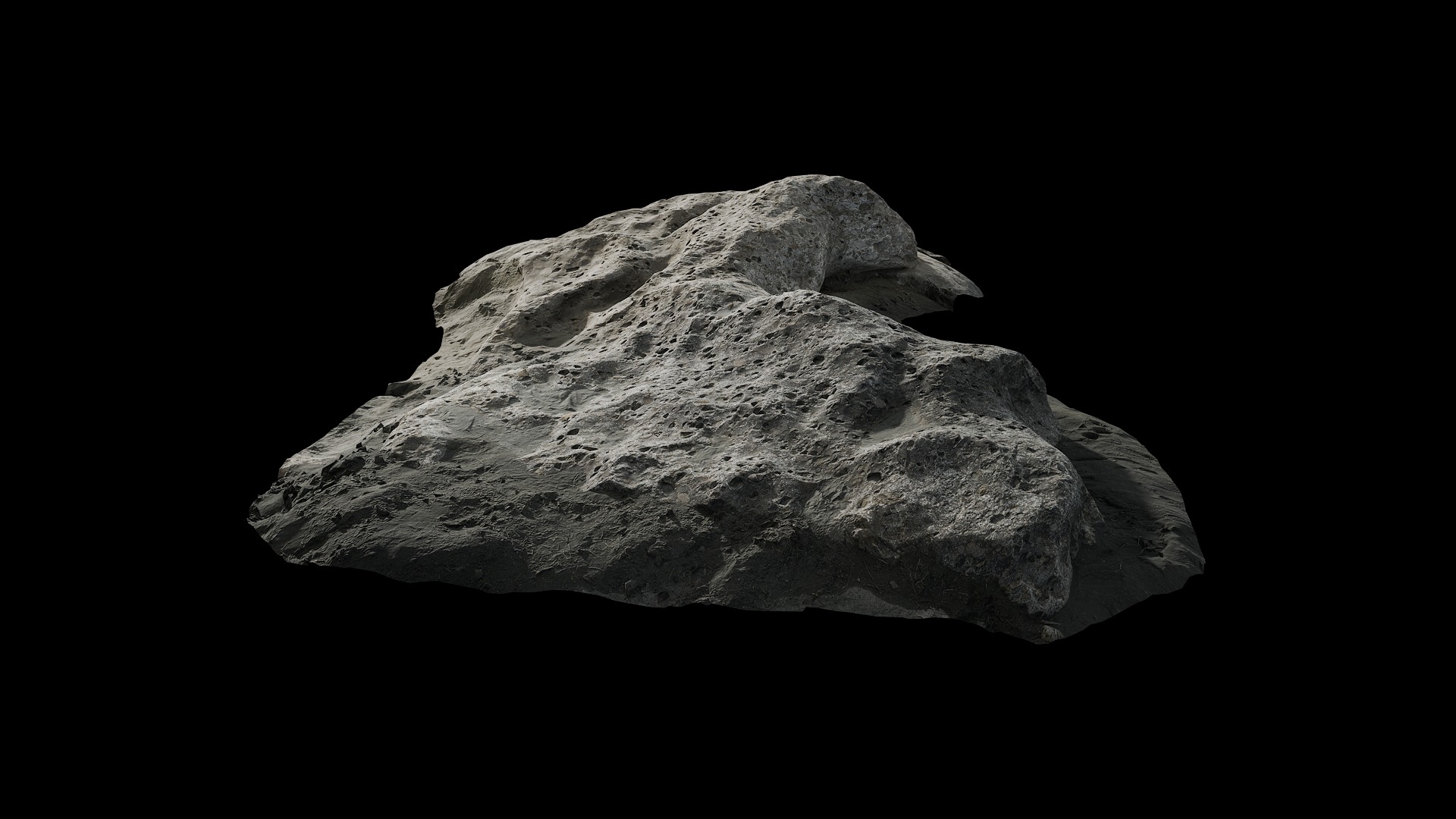 Anydrafts Riverway Rock 61 Low-poly 3D model_4