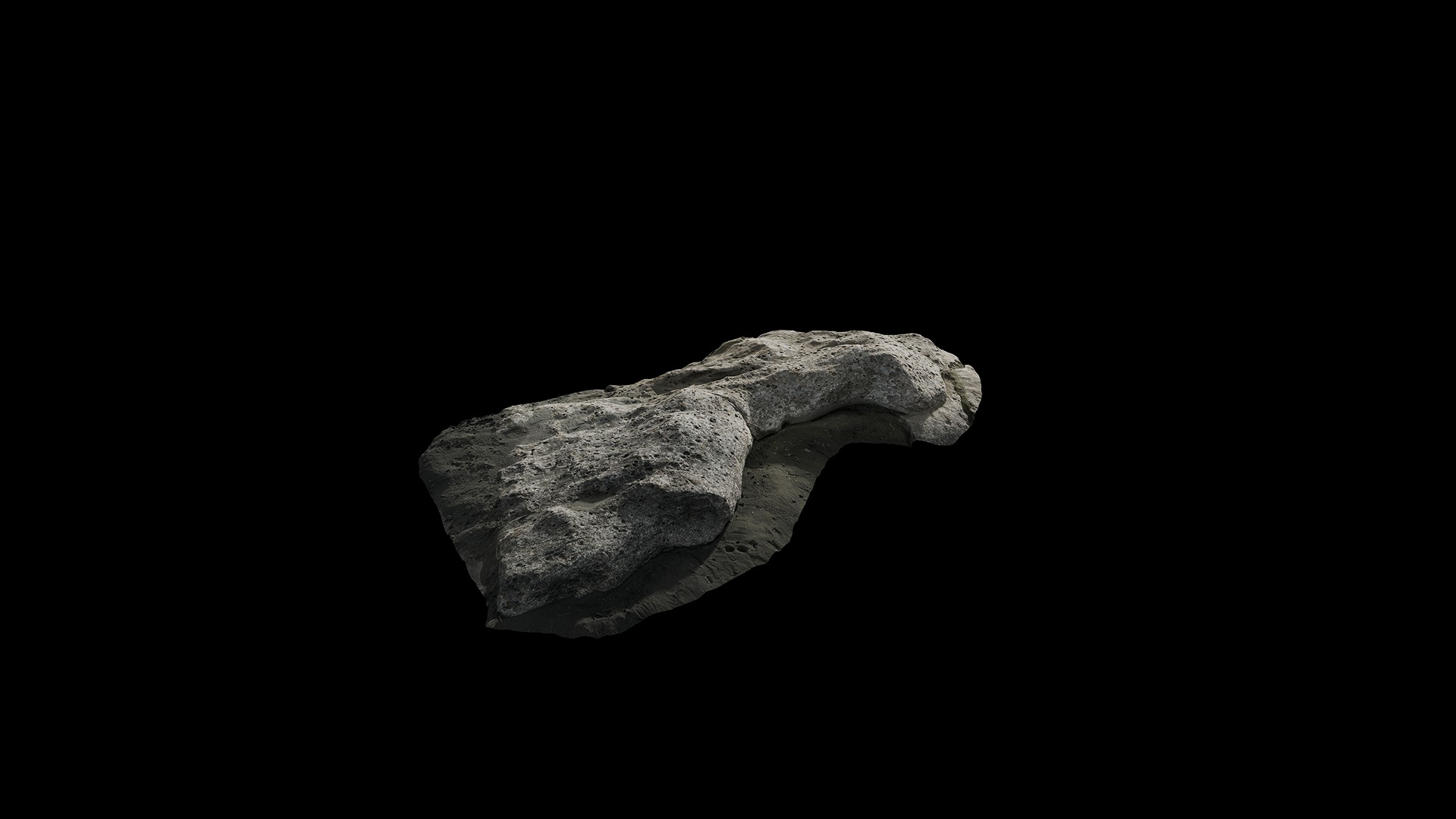 Anydrafts Riverway Rock 61 Low-poly 3D model_1