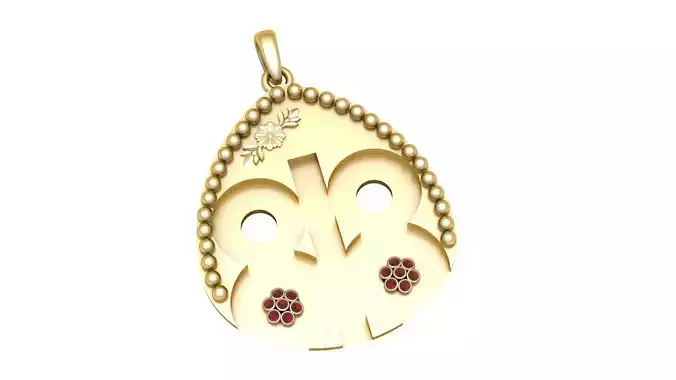 OWL FACE FLOWER DESIGN 3D PRINTABLE MODEL 