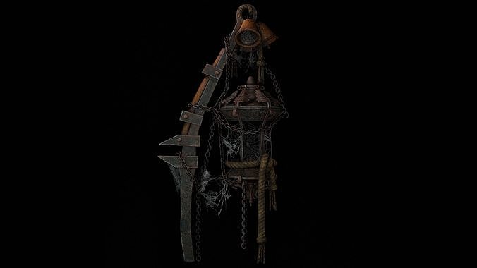 Vintage Medivel Latern 3D model
