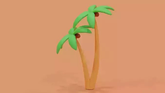 Cartoon Palm Tree