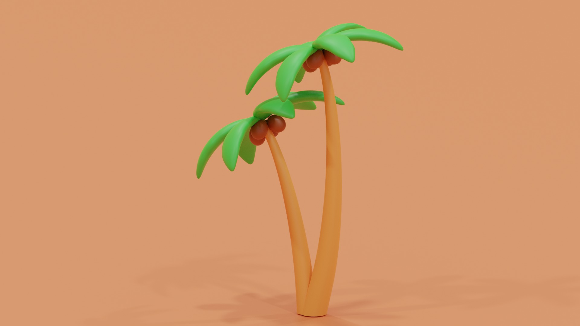 Cartoon Palm Tree 3D model_5