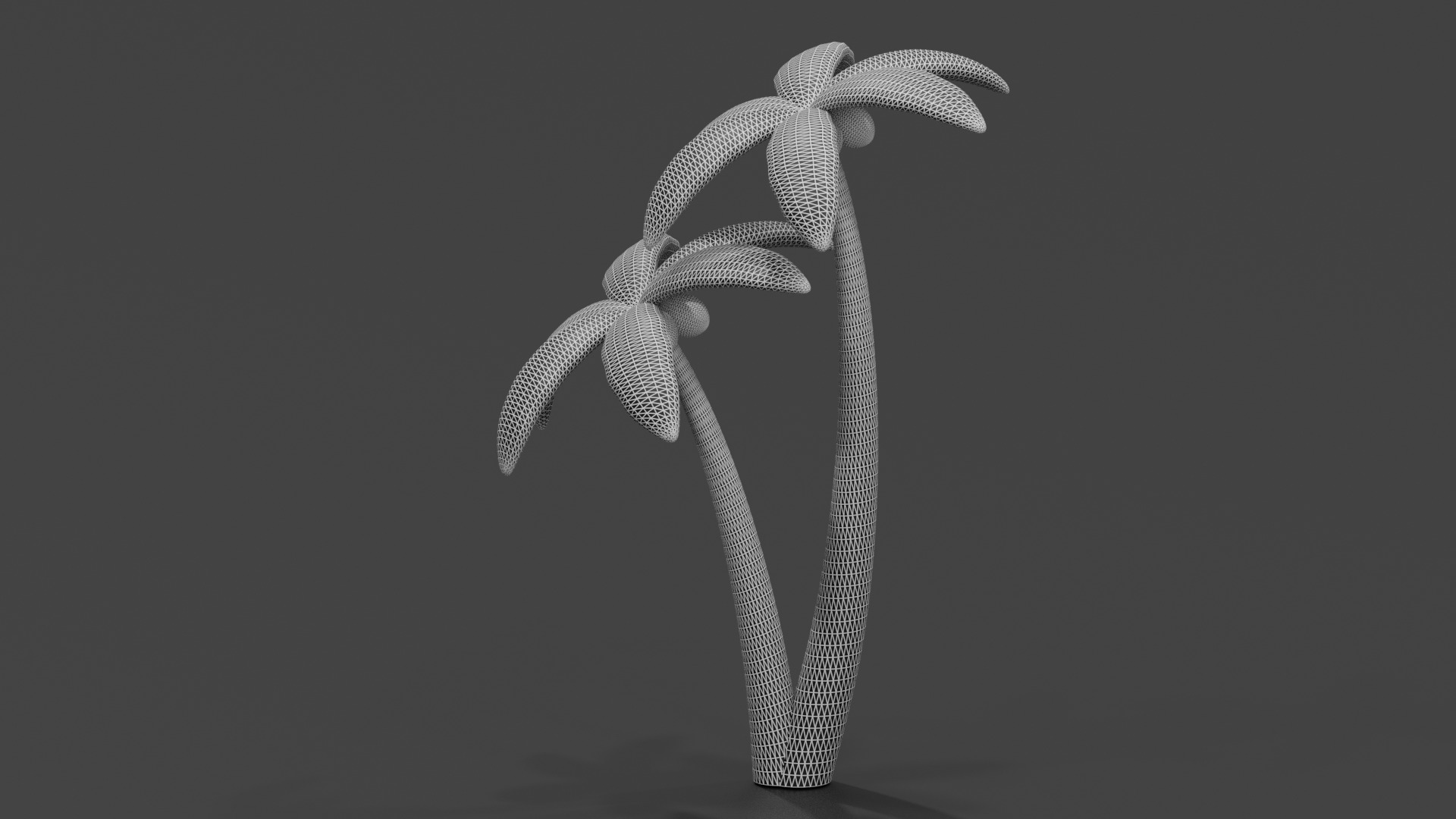 Cartoon Palm Tree 3D model_7