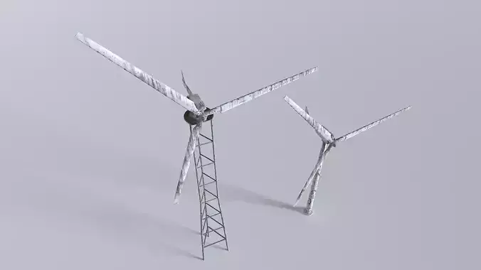Rusty Rooftop Wind Turbine