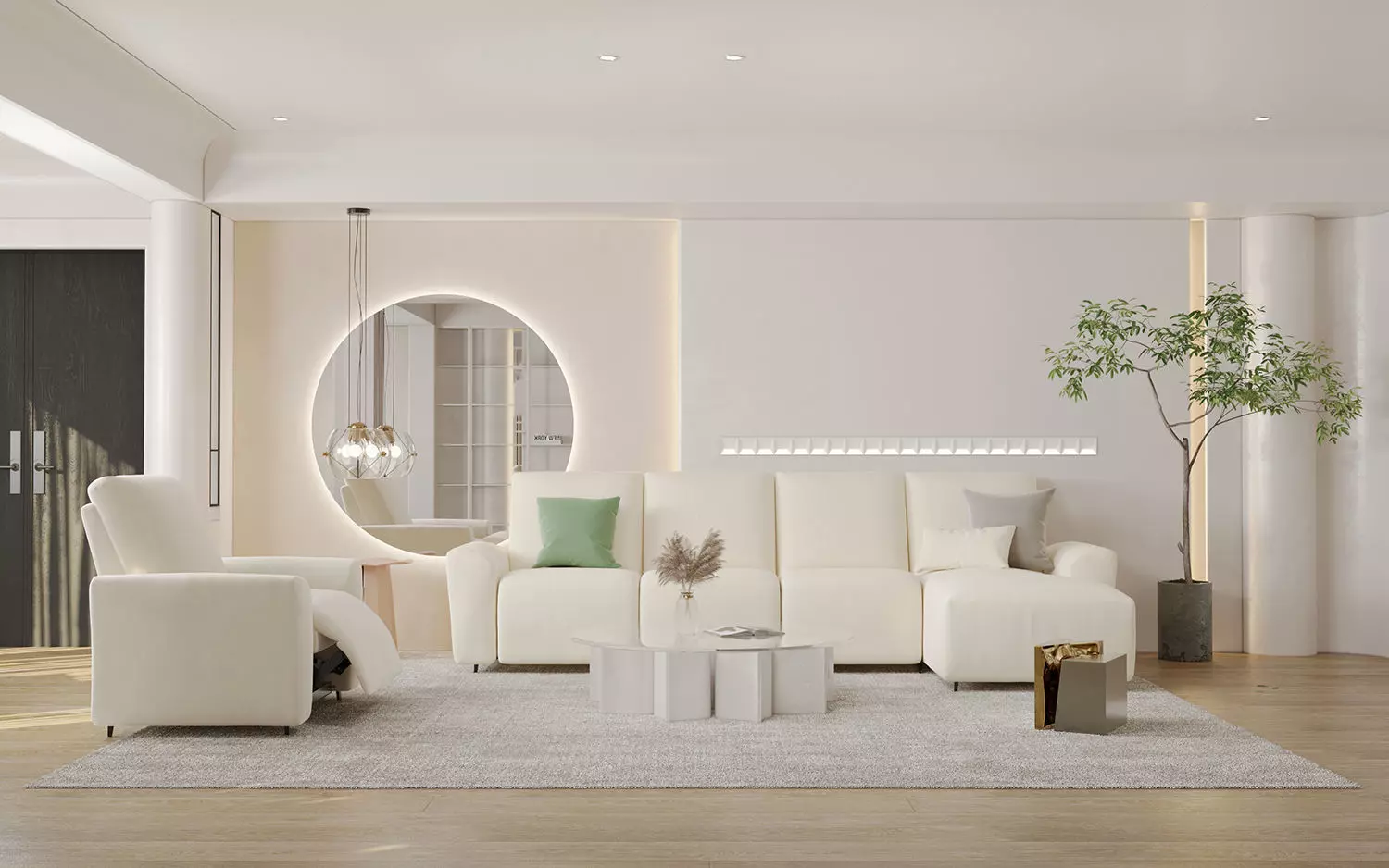 French residential indoor 3D model_0