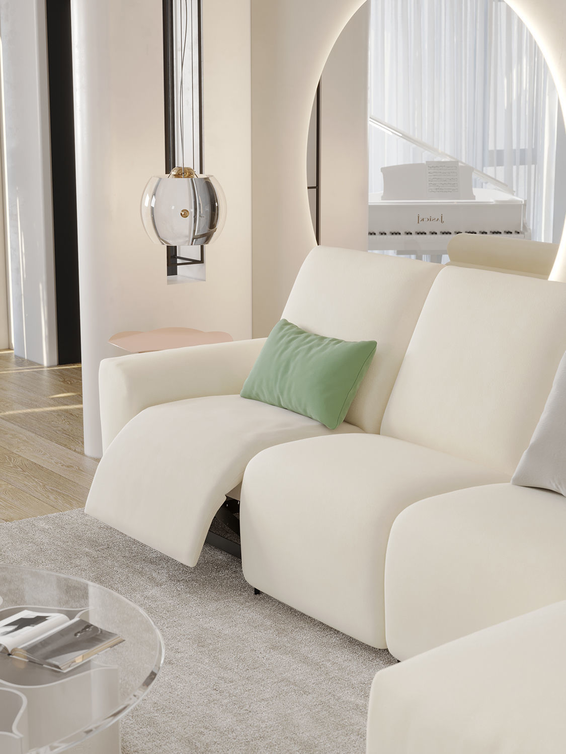 French residential indoor 3D model_3